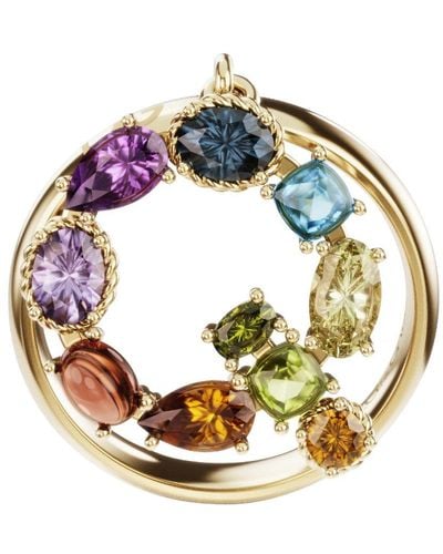 Dolce & Gabbana Alphabet Q Ring - Multicolor