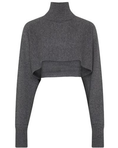 PIOVRA - Turtleneck and heart sweater 