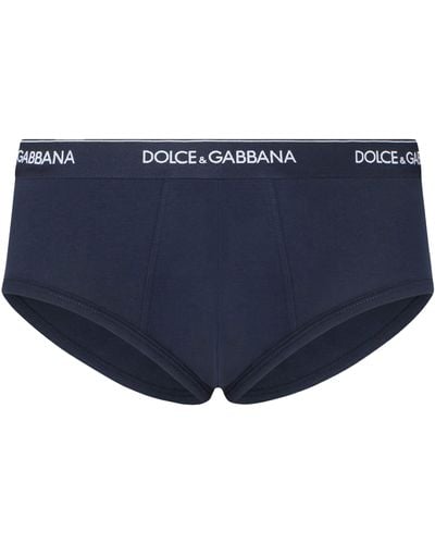 Dolce & Gabbana Brando-Slips im Doppelpack - Blau