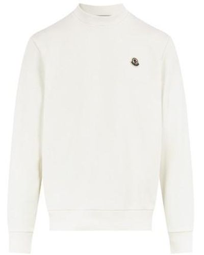 Moncler Logo Sweatshirt - Natural