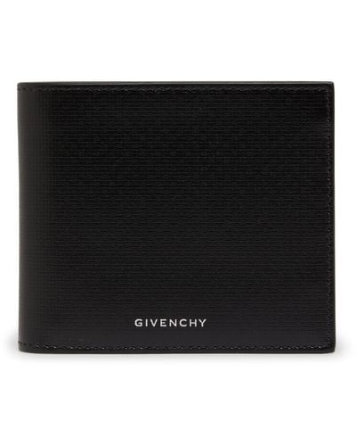 Givenchy Portefeuille en cuir Classique 4G - Noir