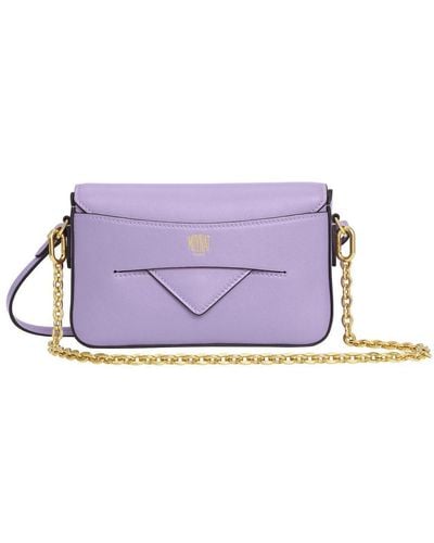 Moynat Enveloppe Crossbody Bag - Purple