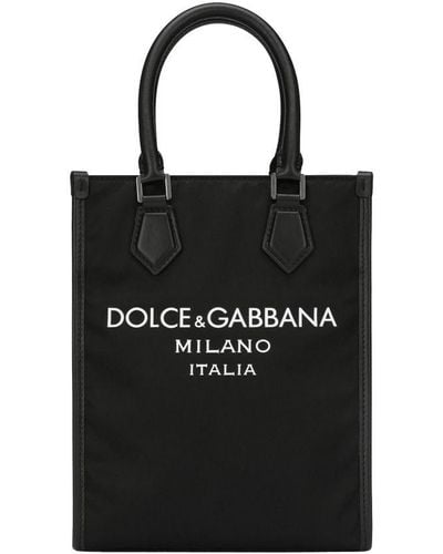Dolce & Gabbana Small Nylon Bag - Black