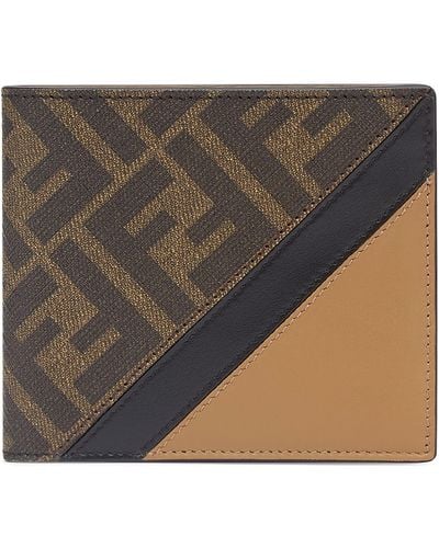 Fendi Portefeuille Diagonal - Marron