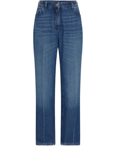 Versace Gerade Jeans - Blau