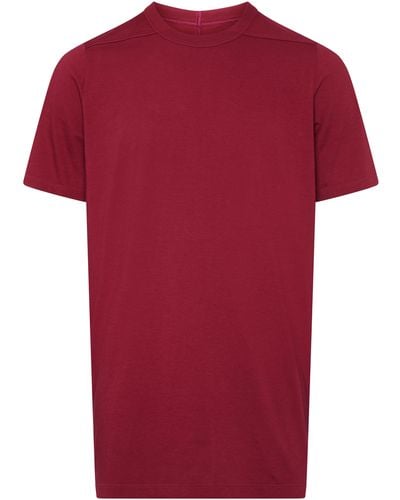 Rick Owens T-Shirt Level T - Rot