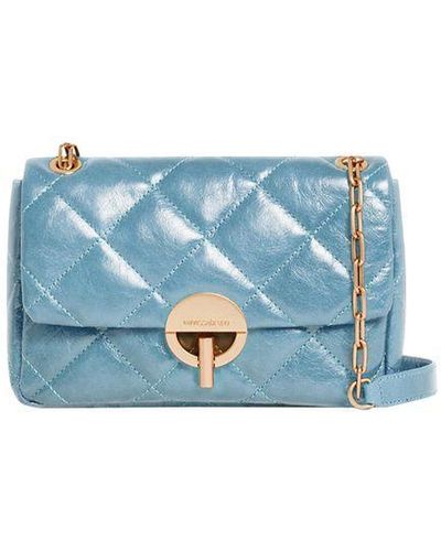 Vanessa Bruno Leather Moon Bag - Blue