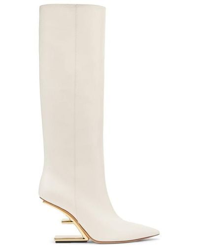 Fendi First Boots - White