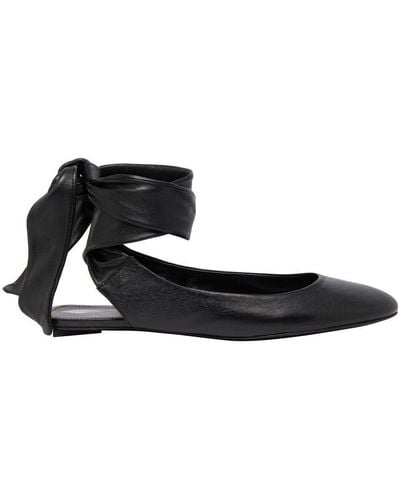 The Attico Cloe Ballerina Flat - Black