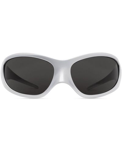 Balenciaga Skin Cat Xxl Sunglasses - Gray