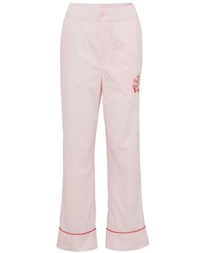 Ganni Pyjama Trousers - Pink