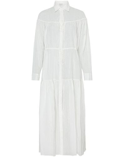 Matteau Embroidered Dress Loose Fit - White