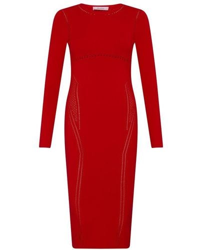 Max Mara Comica Midi Dress - Red
