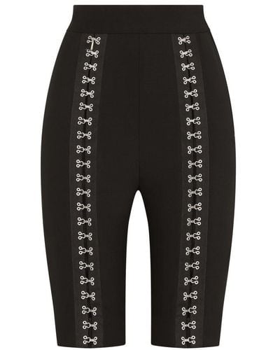 Dolce & Gabbana Woollen Shorts - Black