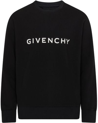 Givenchy Sweatshirt Slim Fit Archetype aus Molton - Schwarz
