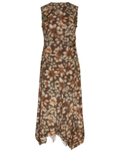 Acne Studios Midi Dress - Natural