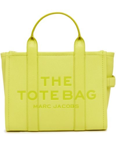 Marc Jacobs Tasche The Leather Medium Tote Bag - Gelb