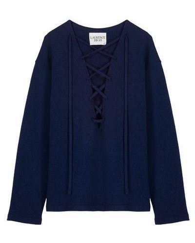 Laurence Bras Edward Long-sleeved Sweater - Blue
