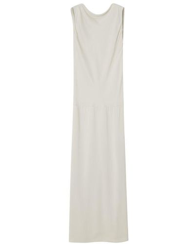 House of Dagmar Bias Cut Dress - White