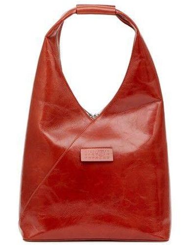 MM6 by Maison Martin Margiela Japanese Bag With Zip Detail - Red