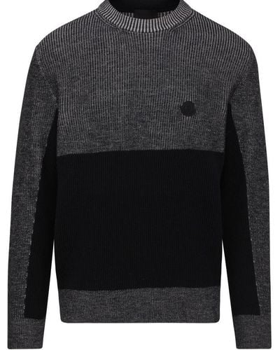 Moncler Crew Neck Sweater - Gray