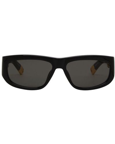 Linda Farrow Pilota Sunglasses - Black