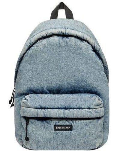 balenciaga backpack blue