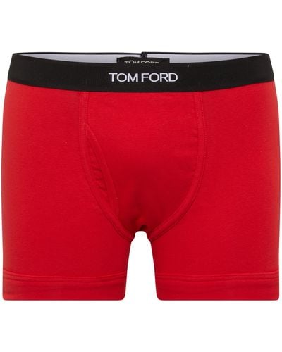 Tom Ford Unterhose aus Baumwolle - Rot