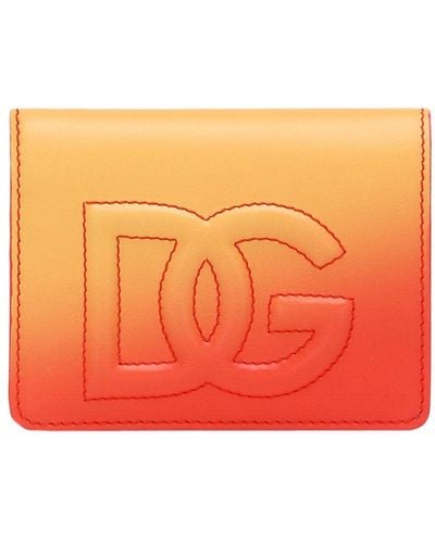 Dolce & Gabbana Dg Logo Continental Wallet - Orange
