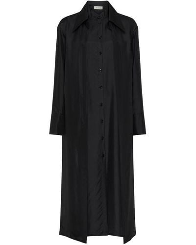 Rohe Silk Midi Dress - Black