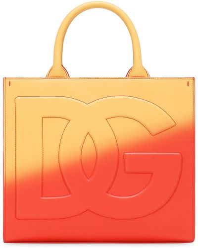 Dolce & Gabbana Shopper DG Daily Klein - Orange