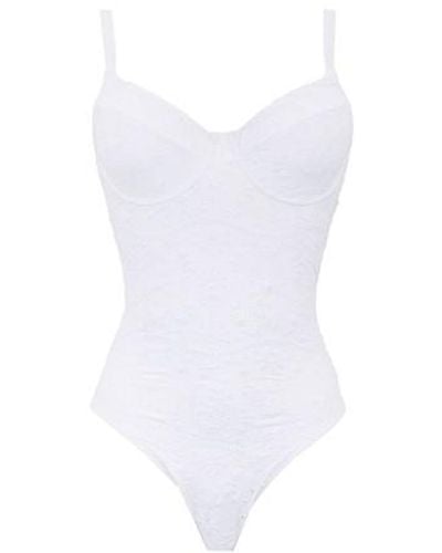 Vilebrequin V-neckline One Piece Swimsuit - White