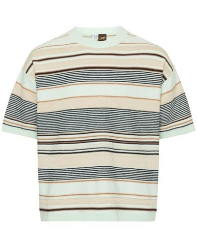 Loewe Striped Cotton And Linen T-Shirt - Multicolor