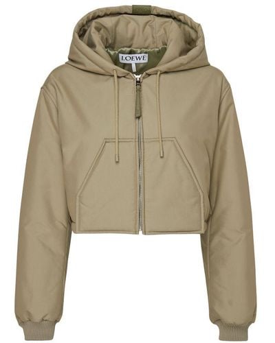 Loewe Hooded Jacket - Green