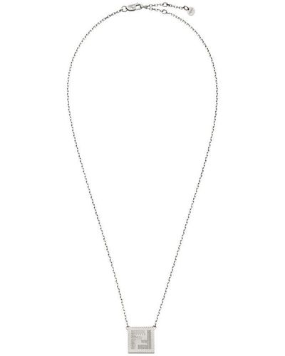Fendi Shadow Necklace - Metallic