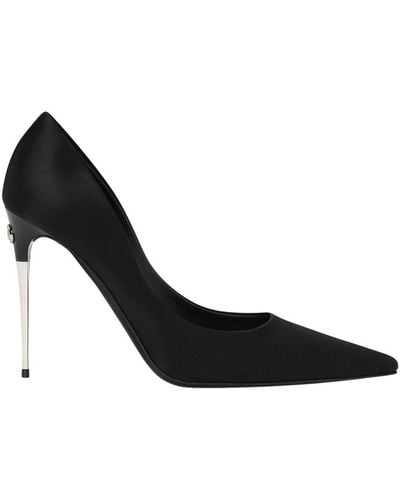 Dolce & Gabbana Satin Court Shoes - Black