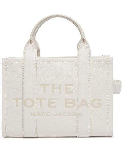 Marc Jacobs Tasche The Leather Small Tote Bag - Weiß