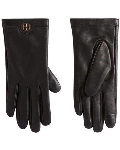 Claudie Pierlot Leather Gloves - Black