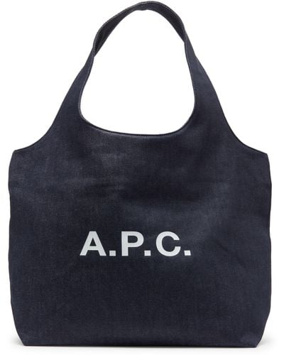 A.P.C. Tote Bag Ninon - Blau