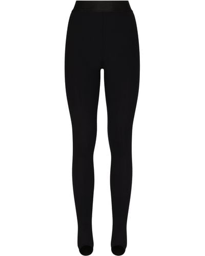 Dolce & Gabbana Legging en jersey technique - Noir