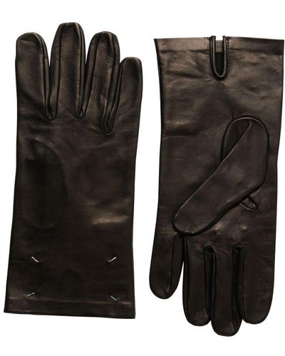 Maison Margiela Four Stitches Gloves - Black