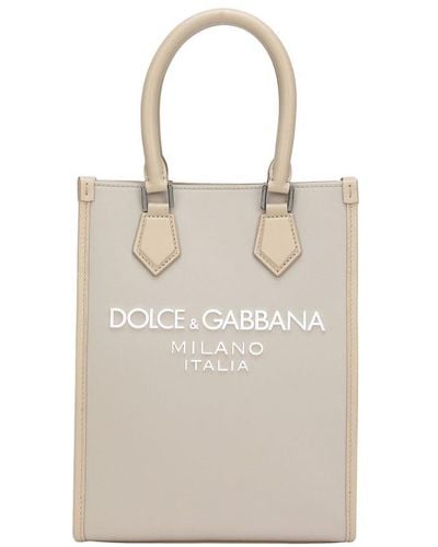 Dolce & Gabbana Small Nylon Bag - Natural