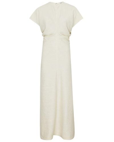 Totême Slouch Waist Maxi Dress - White