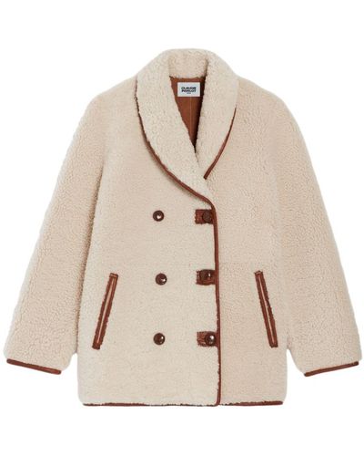 Claudie Pierlot Reversible Wool Coat - Multicolour