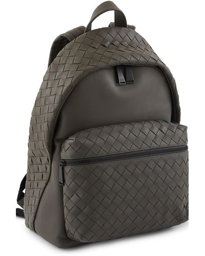 Bottega Veneta Intrecciato Calf Leather Backpack - Multicolor