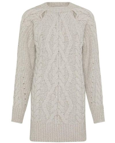 Isabel Marant Knit Dress Nazae - Grey