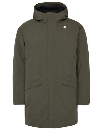 K-Way Jeremy Longline Parka - Green