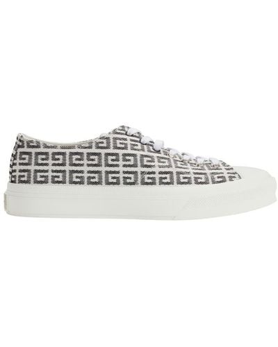 Givenchy City Low 4g Logo Sneakers - White