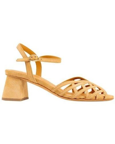 Bobbies Salma Heeled Sandals - Metallic