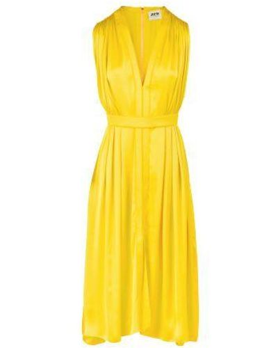 Maison Rabih Kayrouz Belted Midi Dress - Yellow